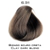 COLOREVO TÜP SAÇ BOYASI BIONDO SCURO CRETA CLAY DARK BLOND 6.31 60 ML (PAKET 3 ADET)