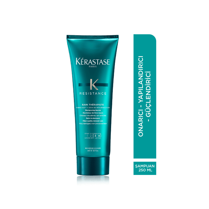 ​​​​​​​KERASTASE RESISTANCE BAIN THERAPISTE ÇOK YIPRANMIŞ VE AŞIRI İŞLEM GÖRMÜŞ SAÇLAR İÇİN ONARICI ŞAMPUAN 250 ML