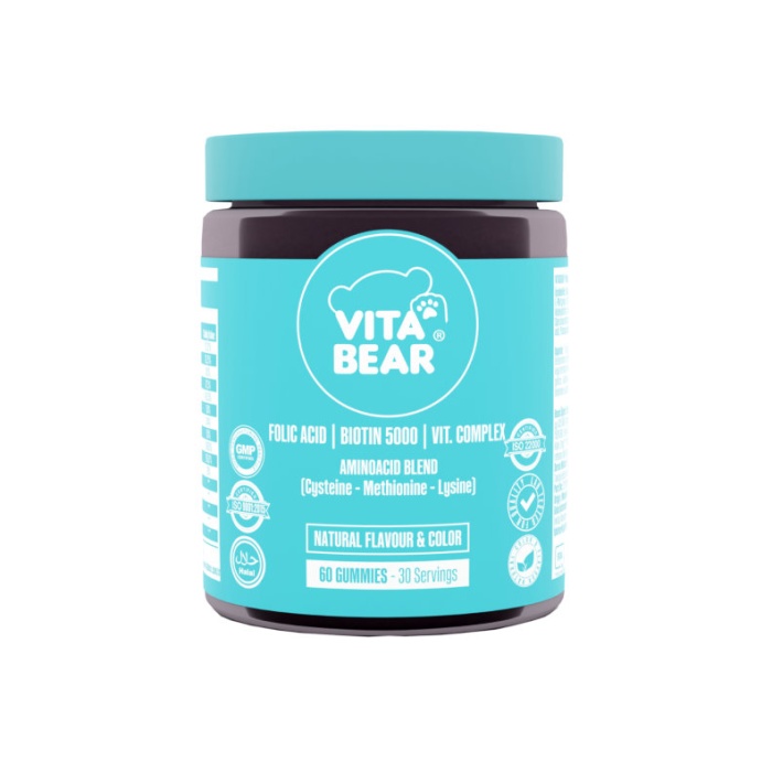 VITA BEAR HAIR VITAMINS 60 GUMMIES
