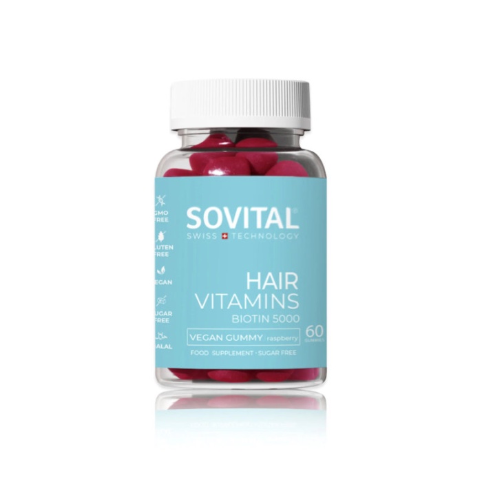 SOVITAL VEGAN HAIR VITAMINS 60 GUMMIES