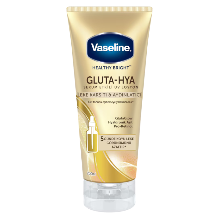 VASELINE GLUTA-HYA SERUM ETKİLİ UV LOSYON LEKE KARŞITI & AYDINLATICI 200 ML