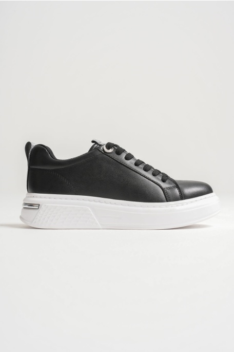 Liza Kadın Şık Günlük Siyah Sneaker