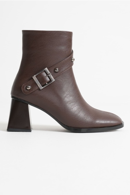 Vera Kadın Acı Kahve Topuklu Bot