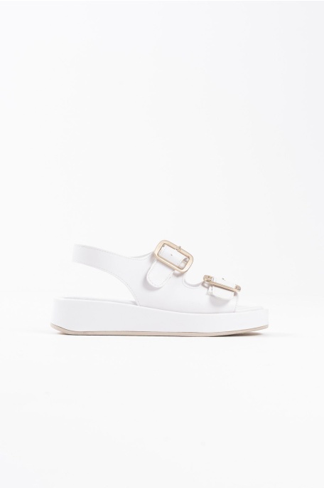 Shery Beyaz Cilt Sandalet