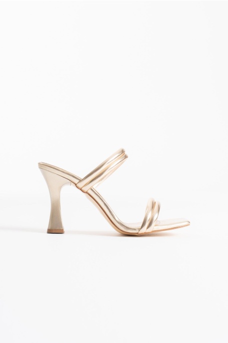 Petra Kadın Altın Topuklu Terlik