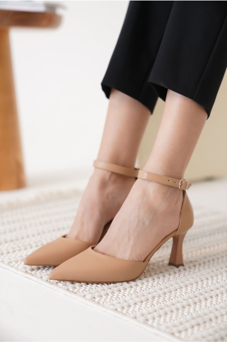 Clara Kadın Nude Topuklu Ayakkabı