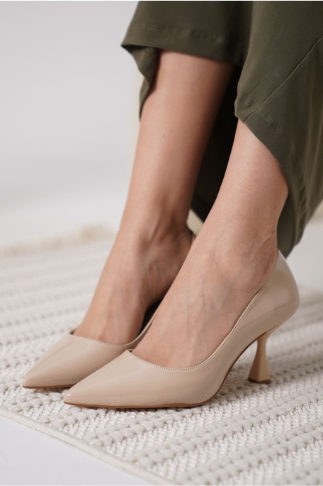 Monica Nude Rugan Kadın Stiletto