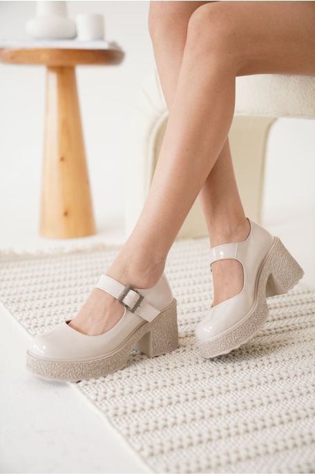 Helen Kadın Bej Rugan Günlük Ayakkabı