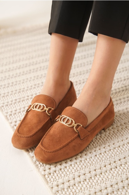 Hera Kadın Süet Taba Günlük Ayakkabı