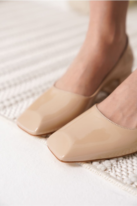 Anita Nude Rugan Kadın Topuklu Ayakkabı