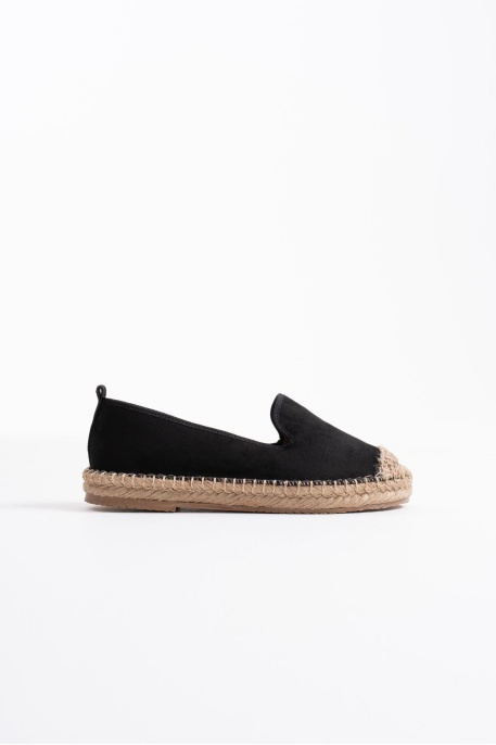 Fly Kadın Siyah Espadril Ayakkabı
