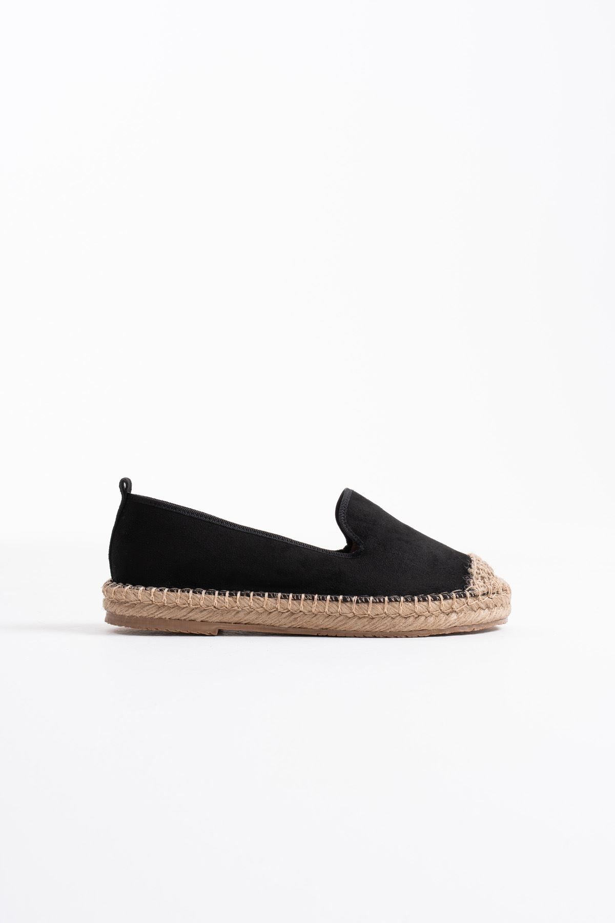 Fly Kadın Siyah Espadril Ayakkabı