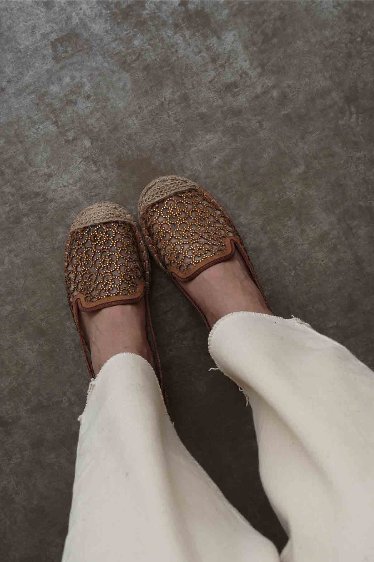 Dune Kadın Taba Espadril Ayakkabı