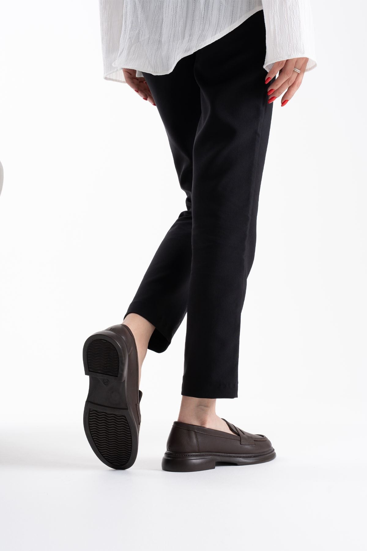 Sunny Kadın Acı Kahve Loafer