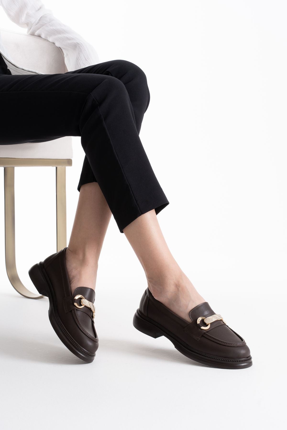 Lance Kadın Acı Kahve Loafer