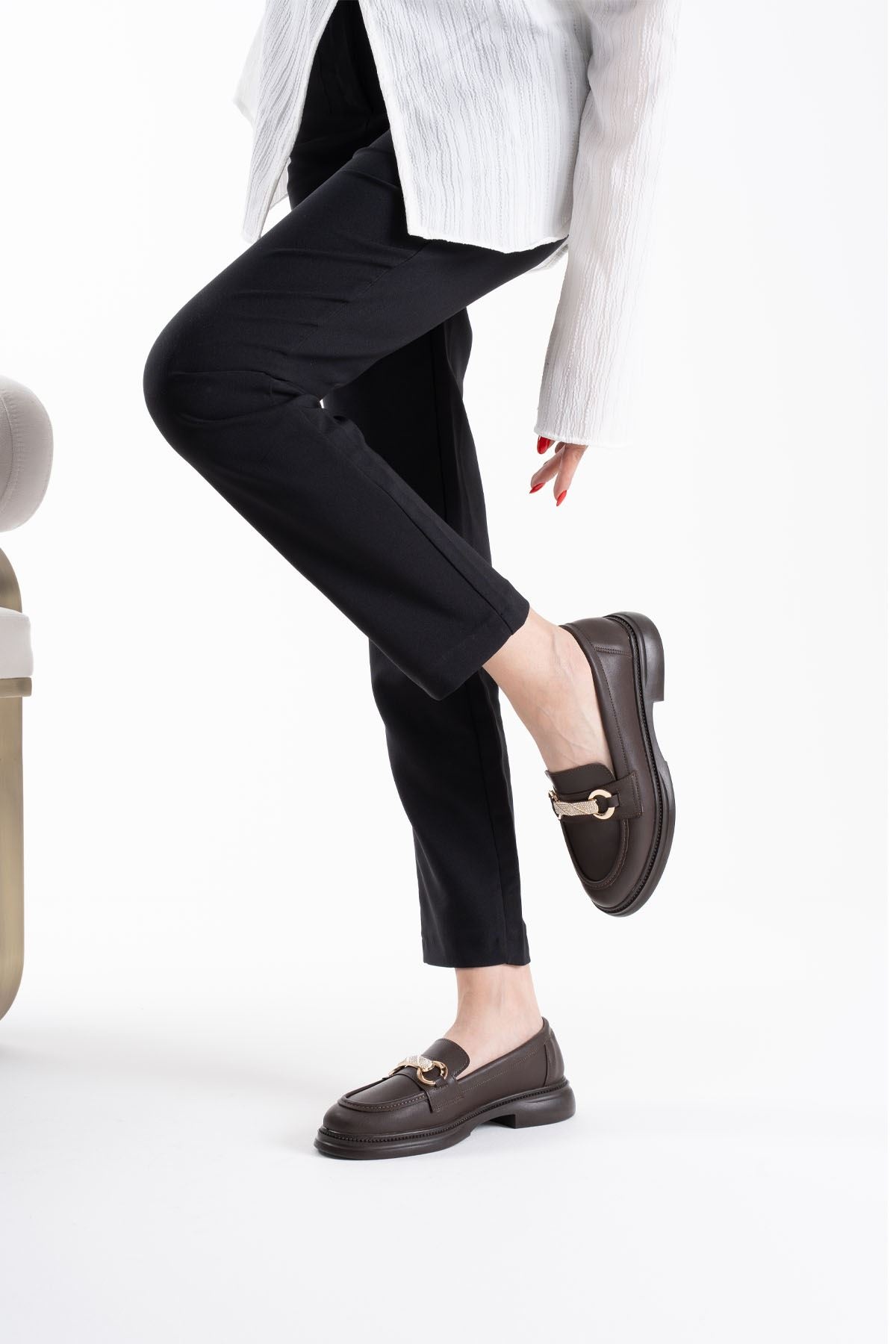 Lance Kadın Acı Kahve Loafer