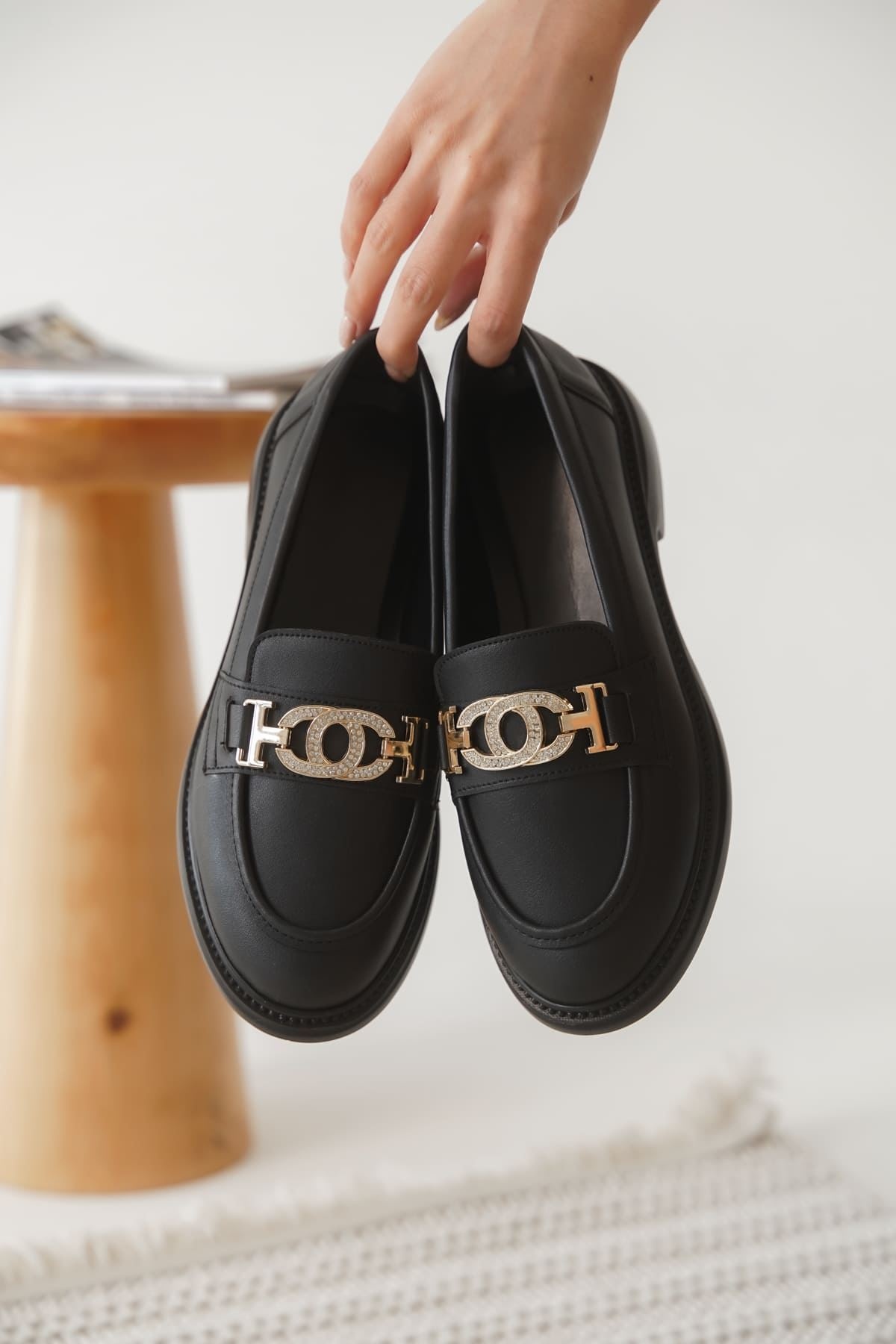 Viola Kadın Siyah Loafer