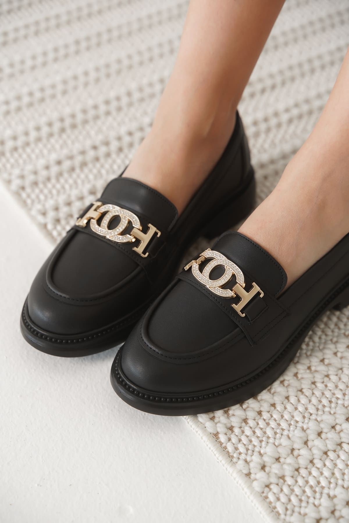 Viola Kadın Siyah Loafer