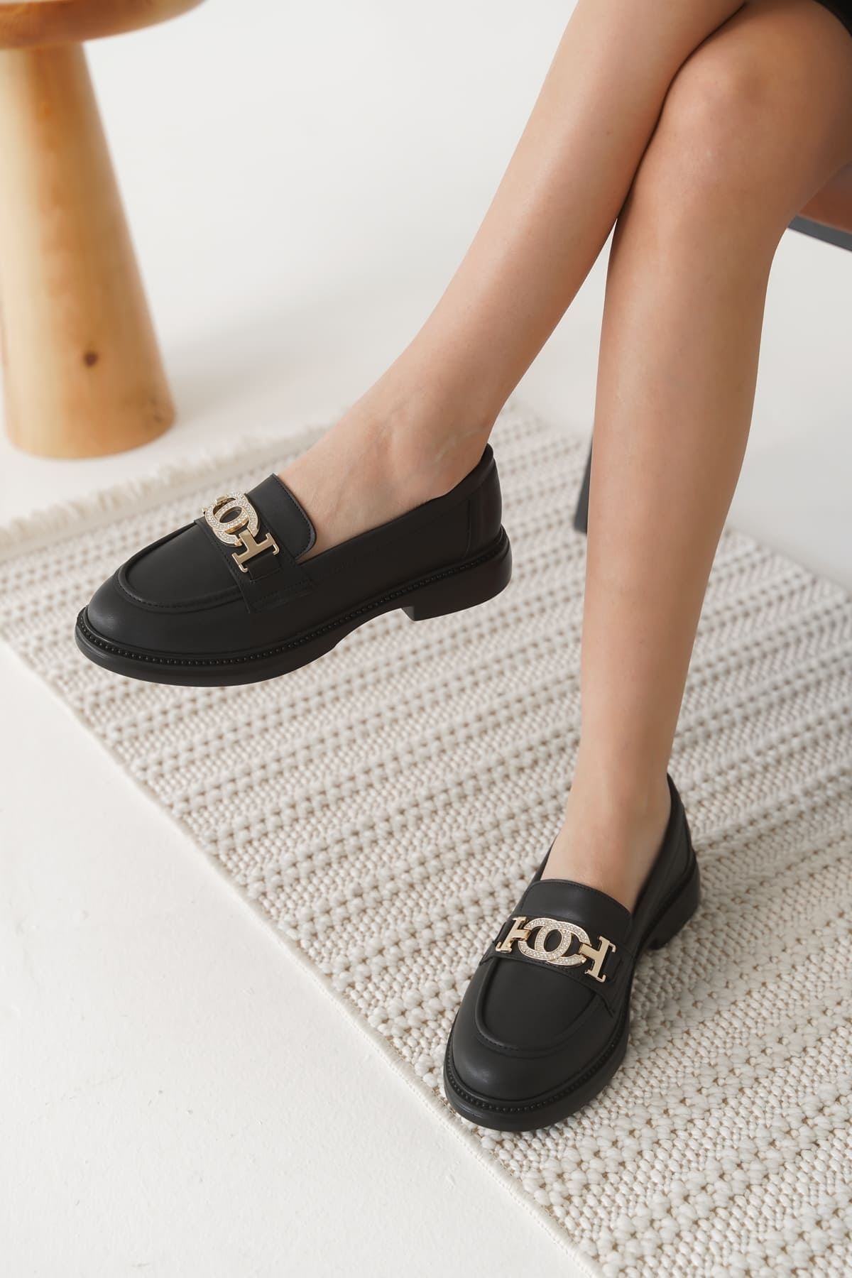 Viola Kadın Siyah Loafer
