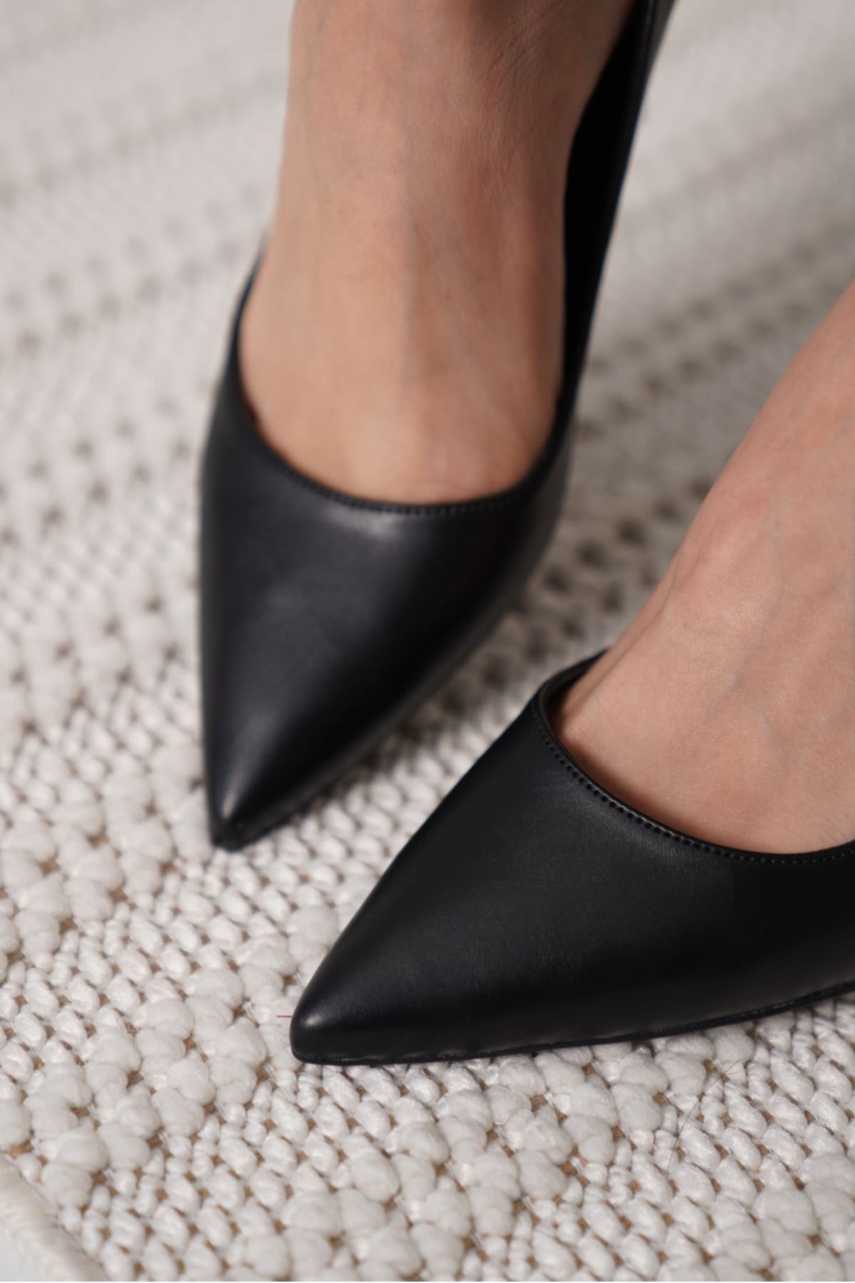 Monica Mat Siyah Kadın Stiletto
