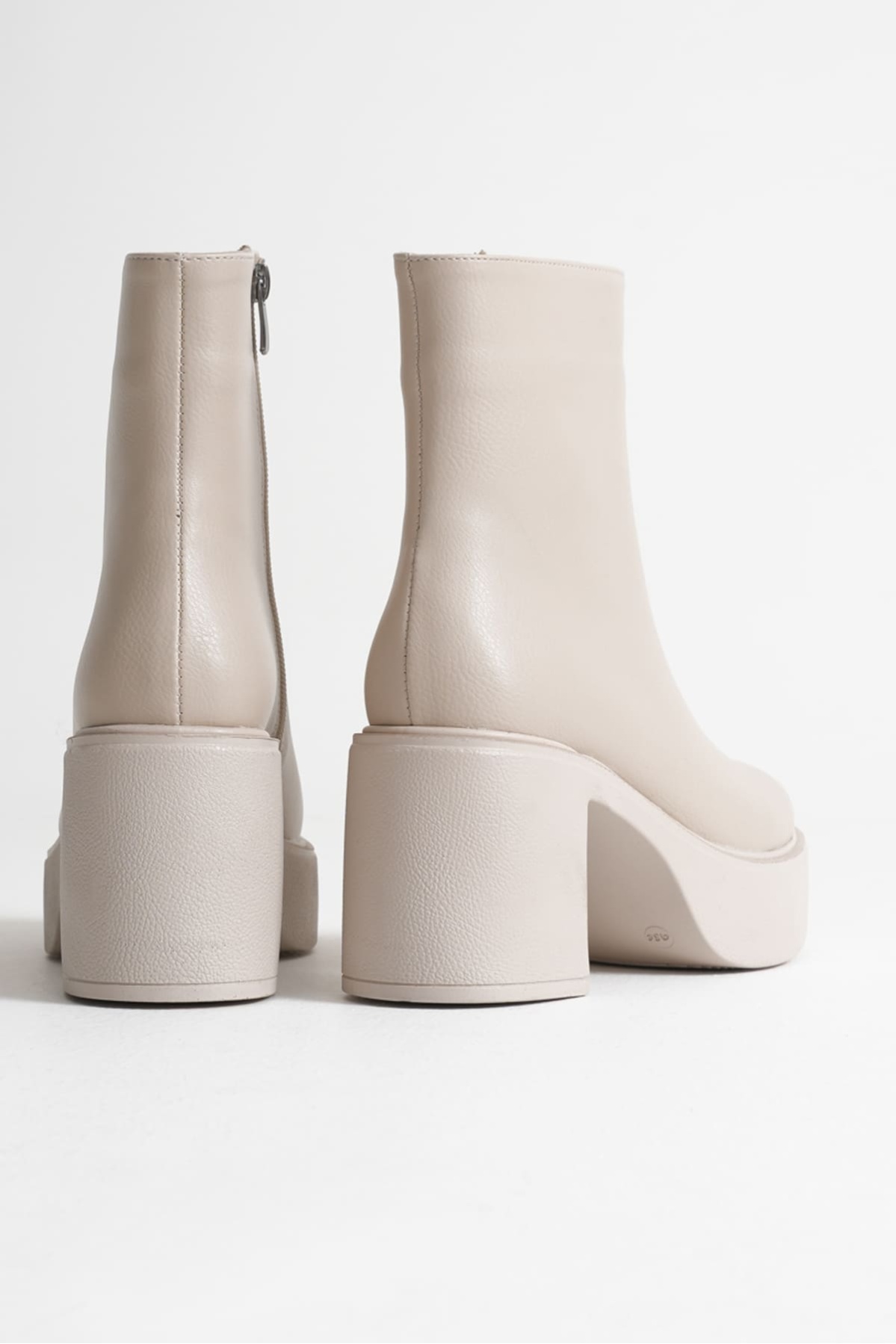 Keti Kadın Bej Topuklu Bot