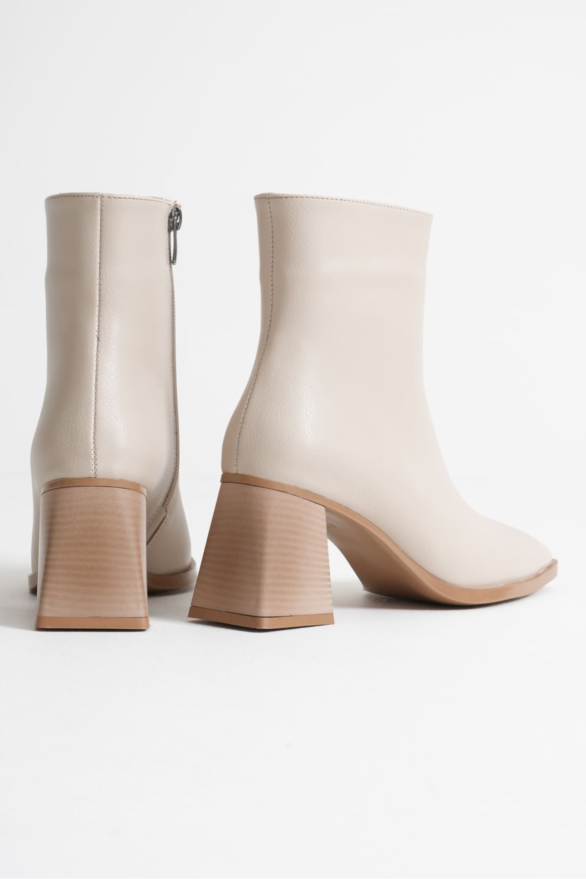 Ornela Kadın Bej Topuklu Bot