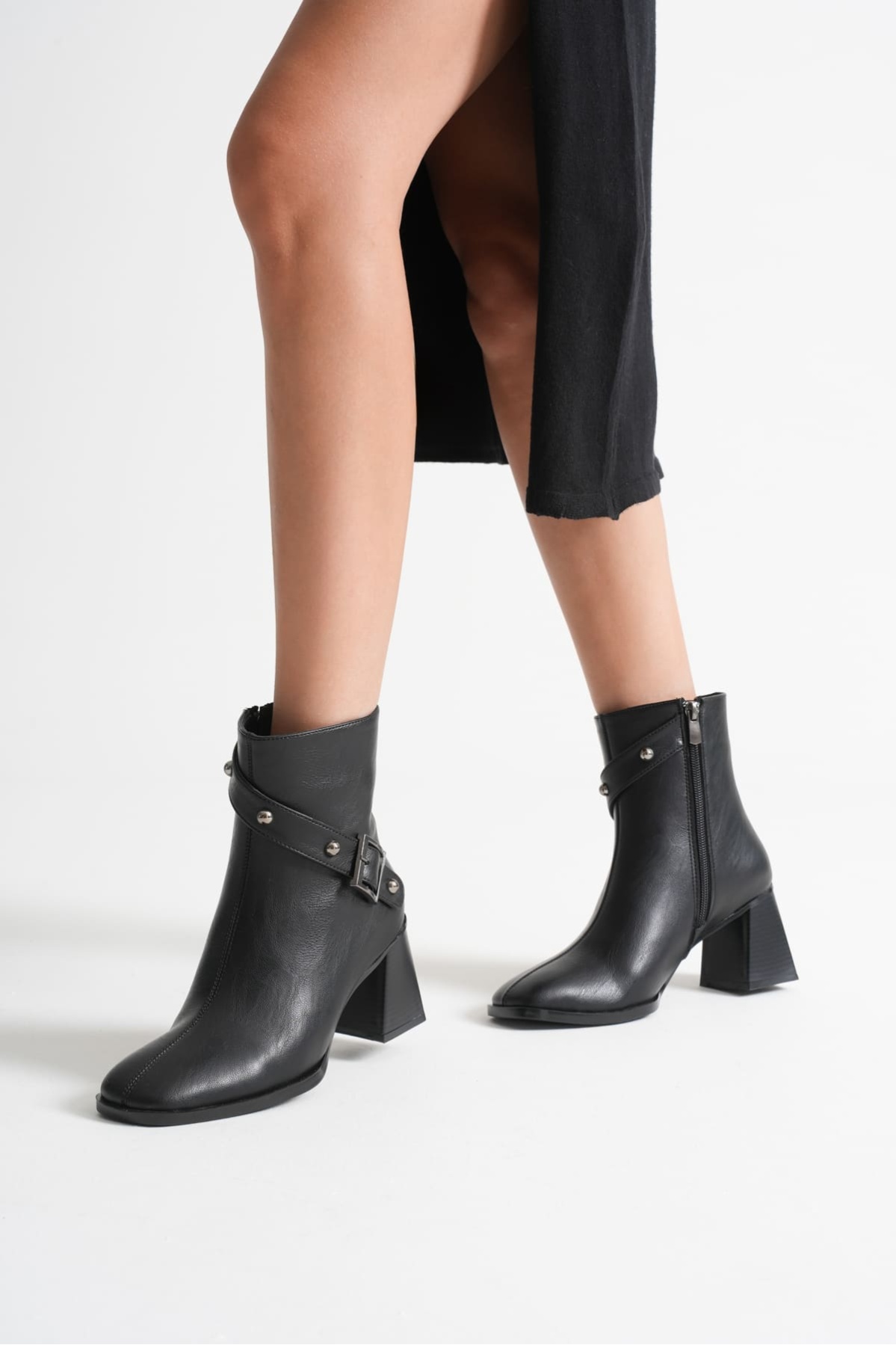 Vera Kadın Siyah Topuklu Bot