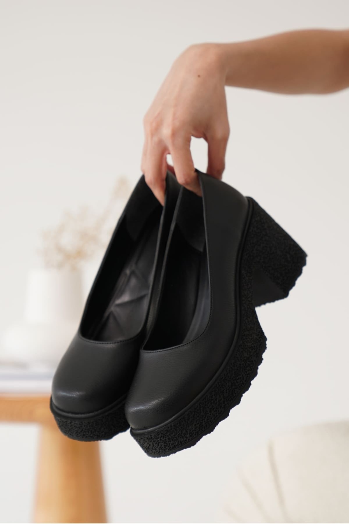 Talya Siyah Kadın Günlük Ayakkabı