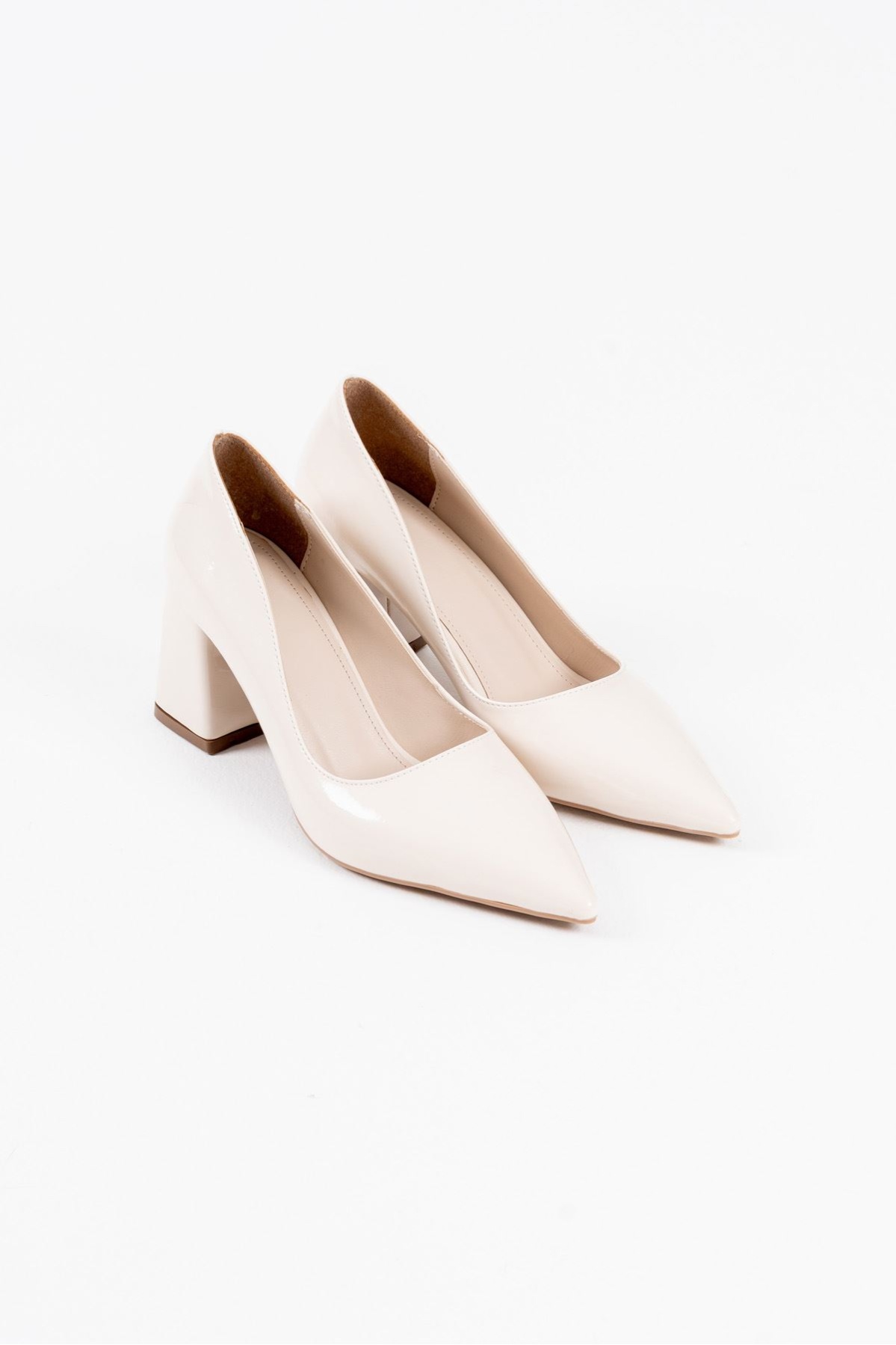 Valeria Bej Rugan Kadın Topuklu Ayakkabı