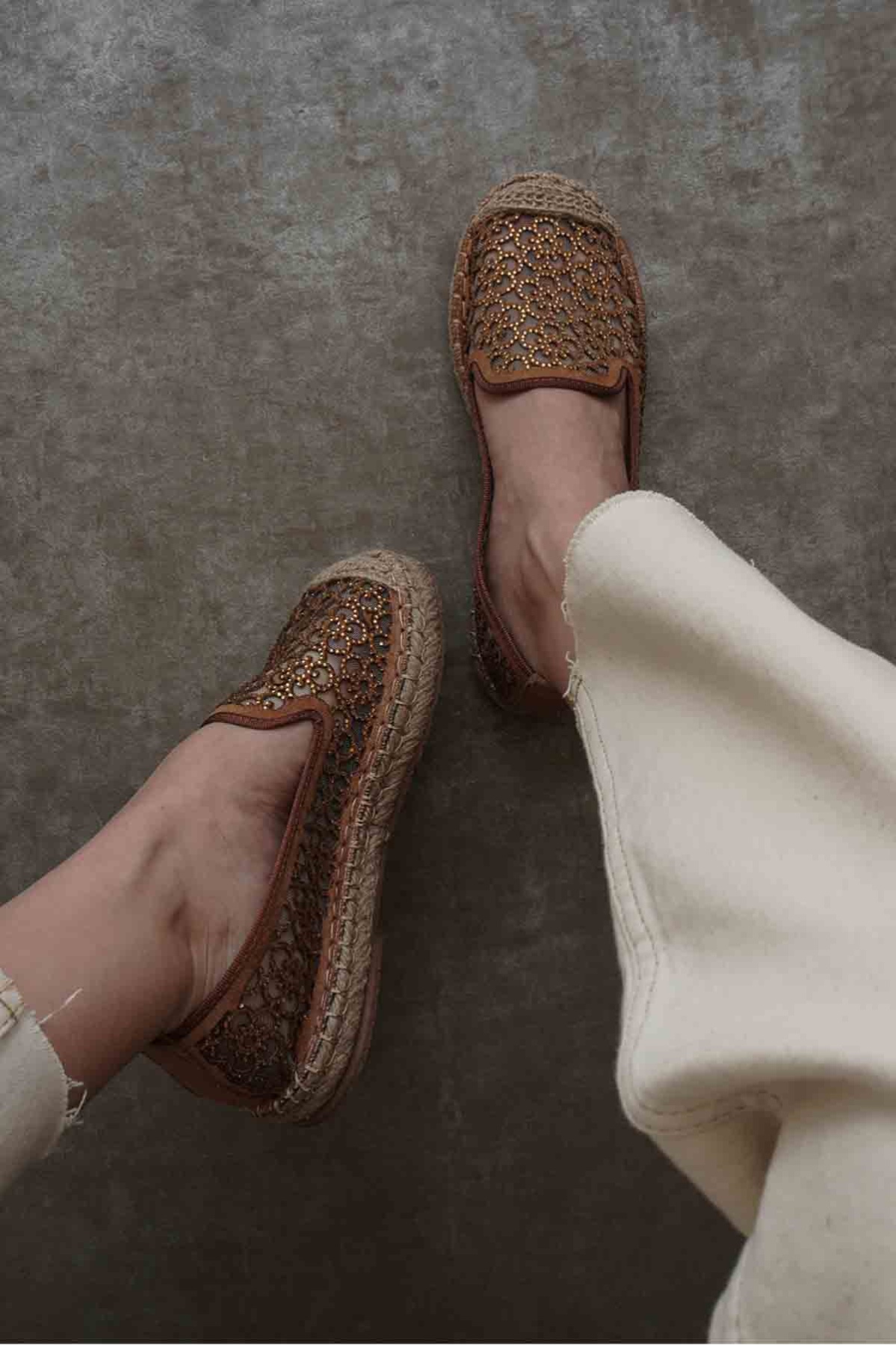 Dune Kadın Taba Espadril Ayakkabı