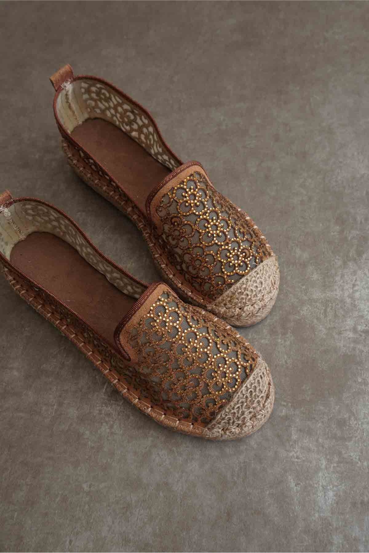 Dune Kadın Taba Espadril Ayakkabı