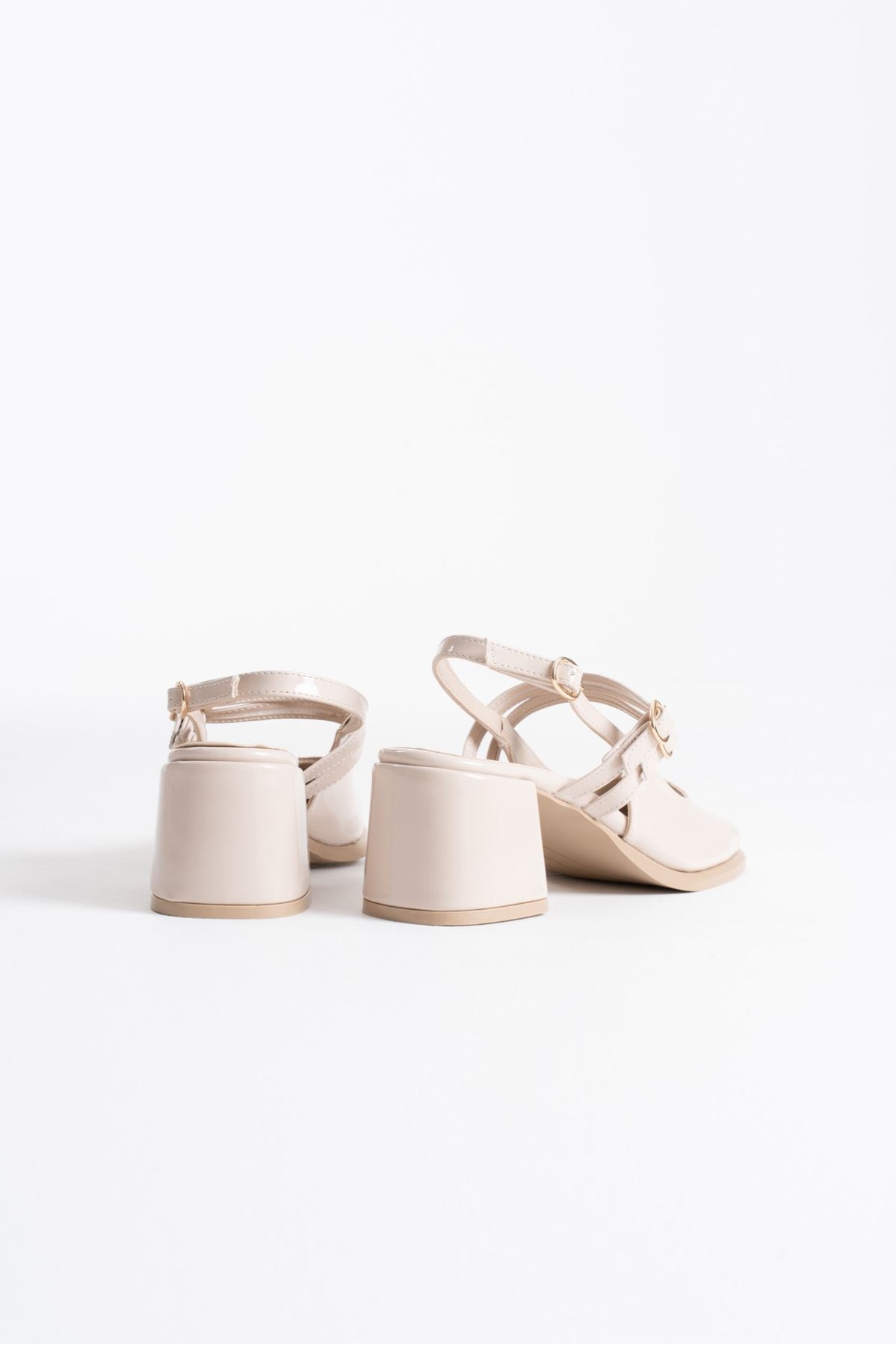 Faye Bej Rugan Kadın Topuklu Ayakkabı