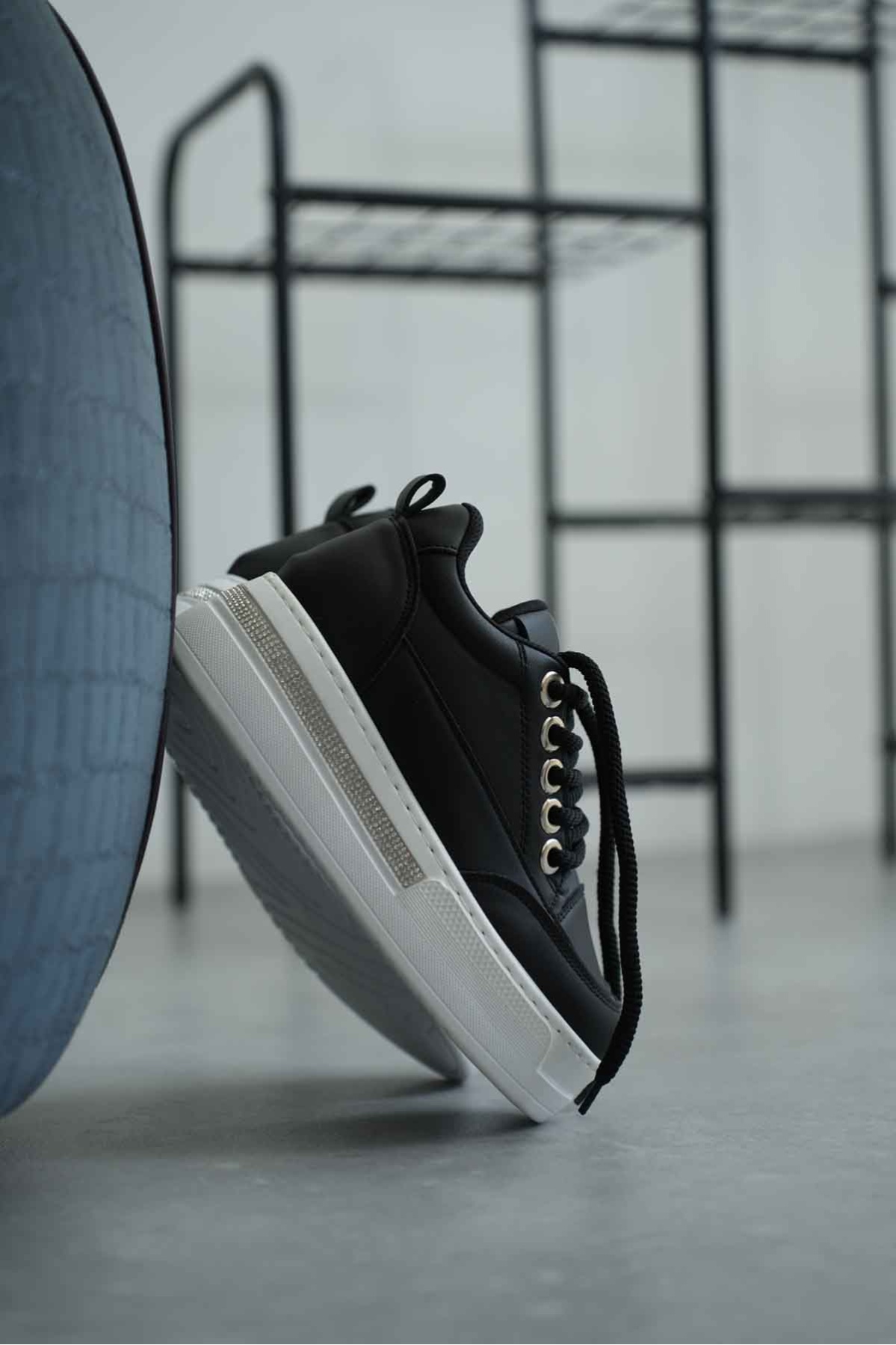 Alice Siyah Kadın Gizli Topuklu Sneaker