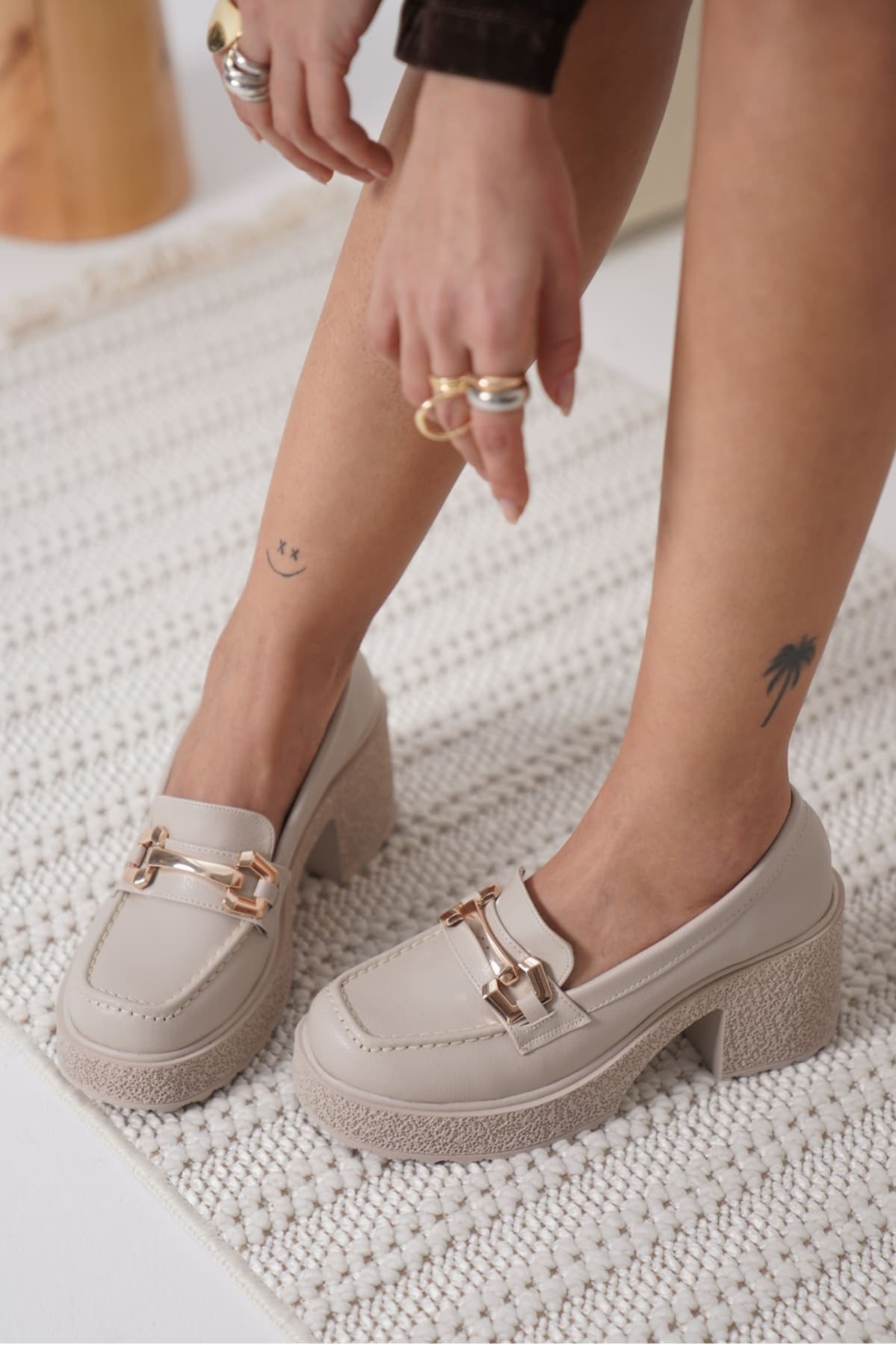 Diana Kadın Bej Günlük Ayakkabı