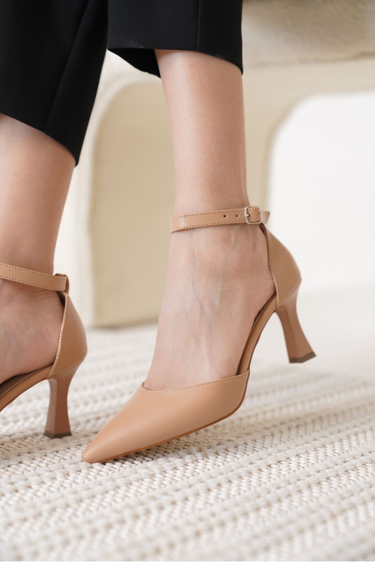 Clara Kadın Nude Topuklu Ayakkabı