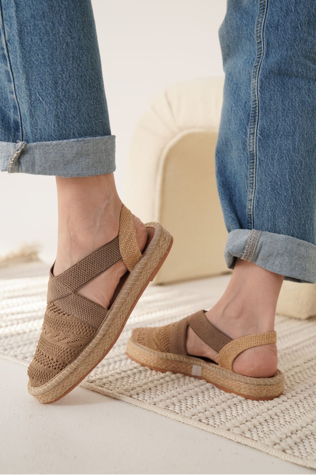 Rosa Kadın Vizon Espadril Ayakkabı