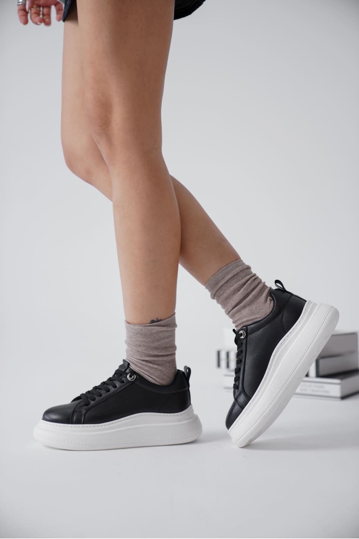 Freya Siyah Kadın Spor Ayakkabı