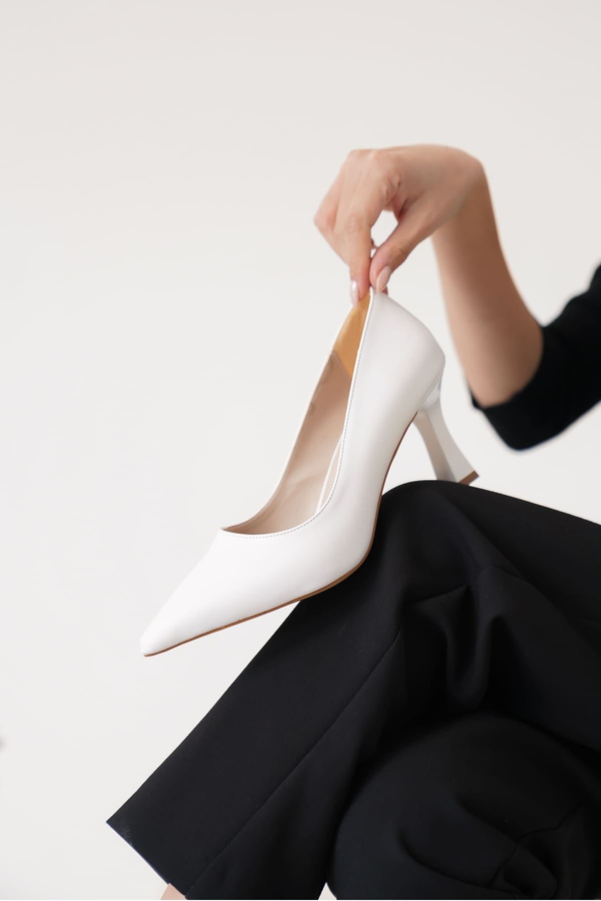 Alexandra Kadın Beyaz Stiletto