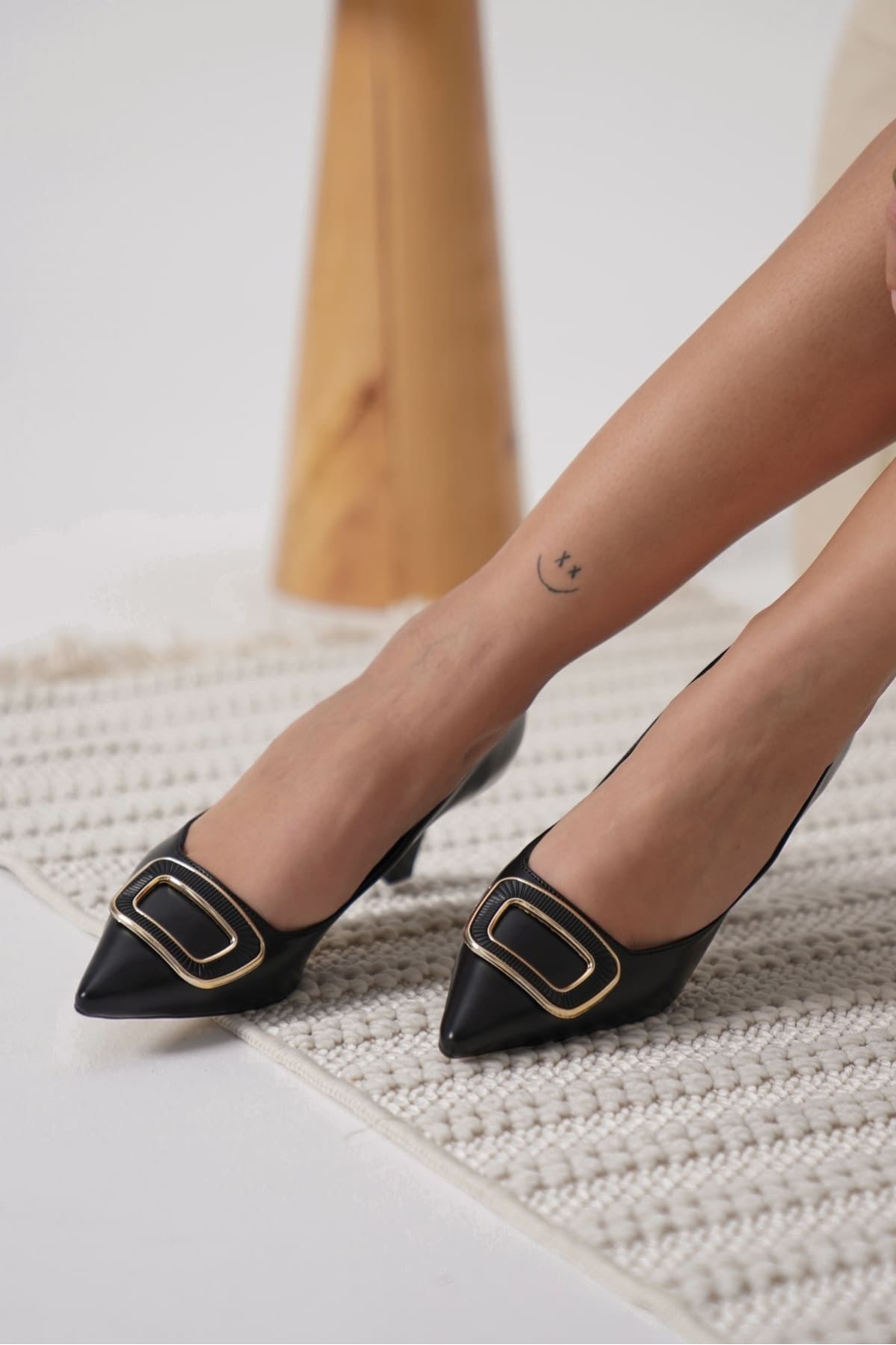 Emery Kadın Siyah Topuklu Ayakkabı