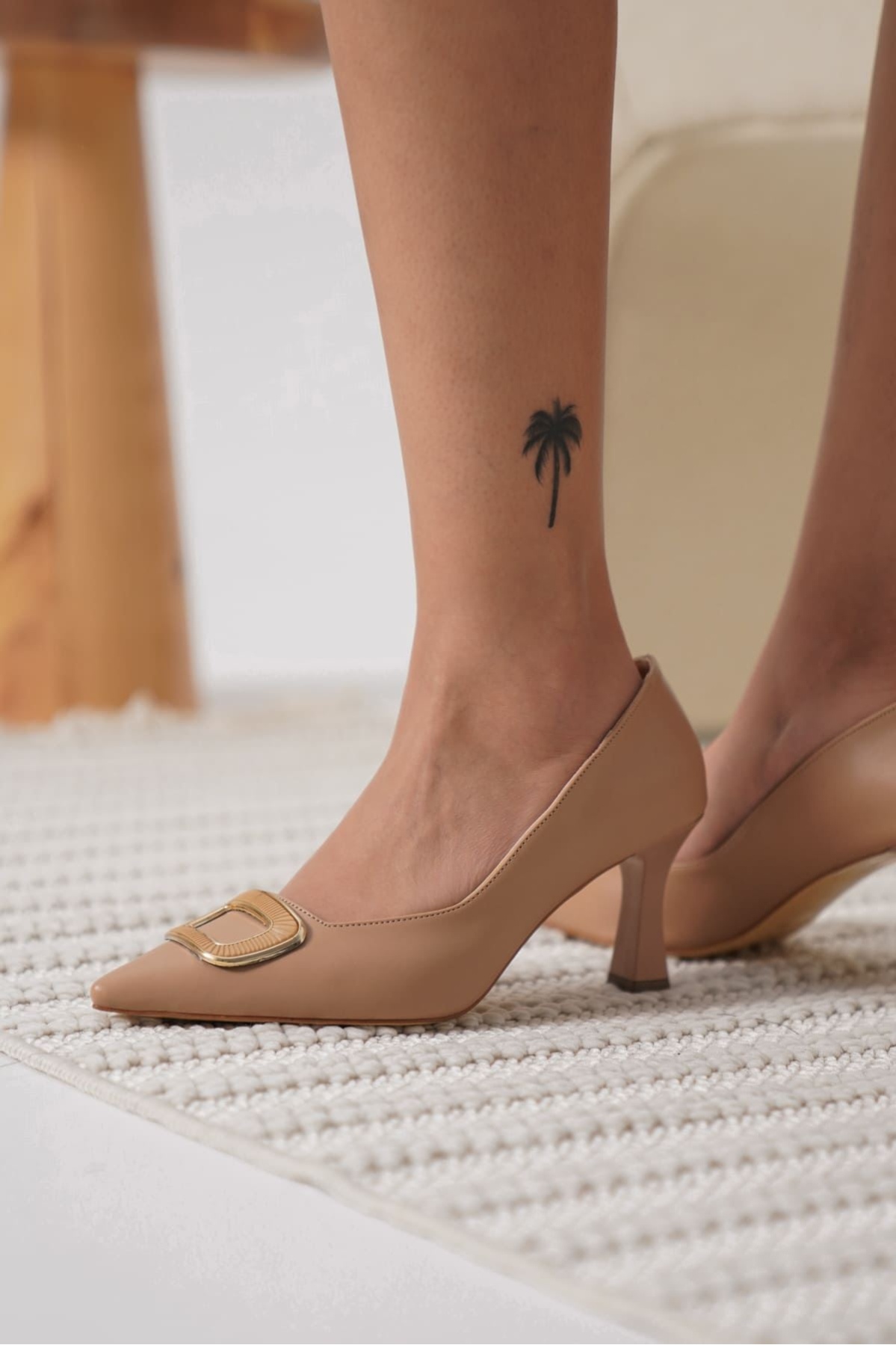 Emery Kadın Nude Topuklu Ayakkabı