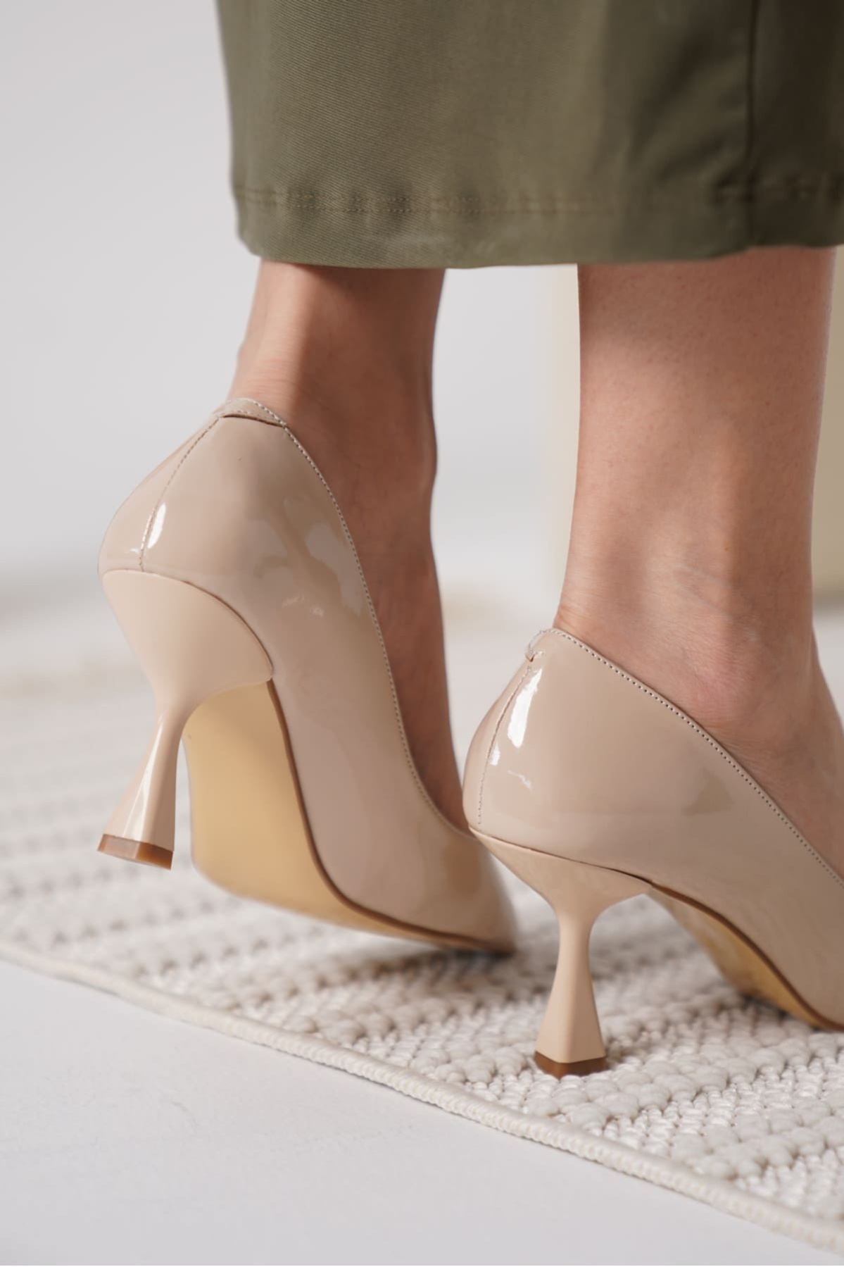 Monica Nude Rugan Kadın Stiletto