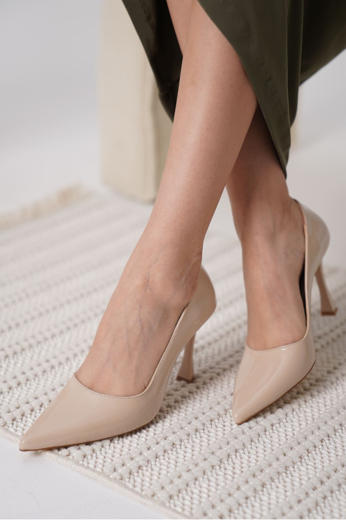 Blade Nude Rugan Kadın Stiletto