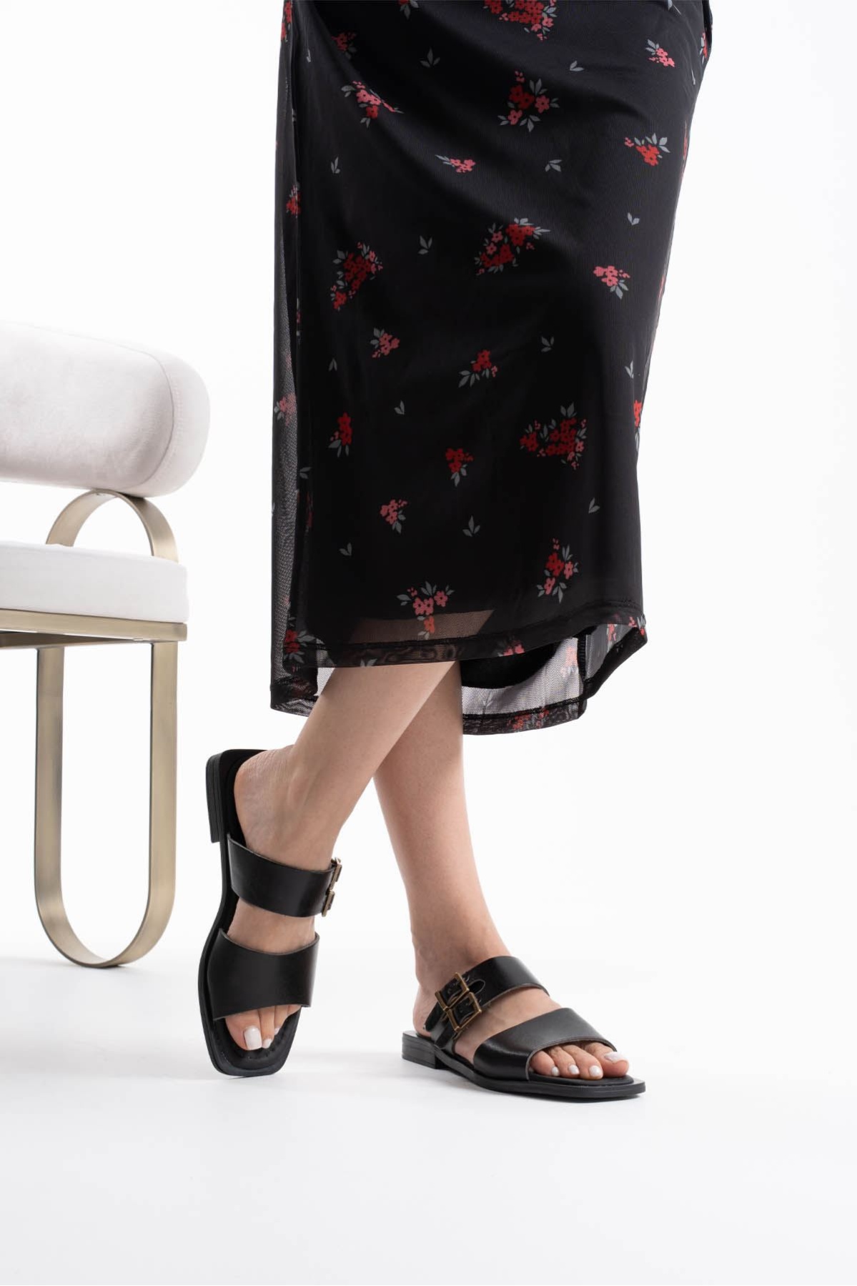 Alessi Siyah Hakiki Deri Terlik