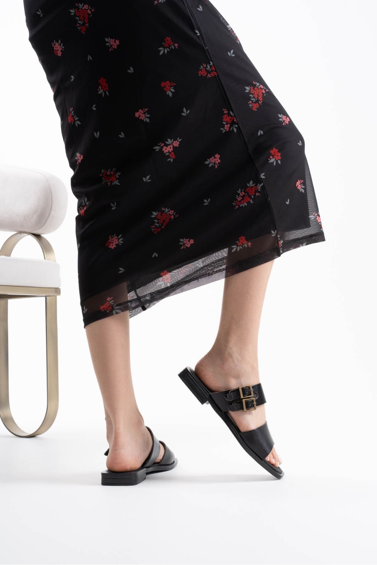 Alessi Siyah Hakiki Deri Terlik