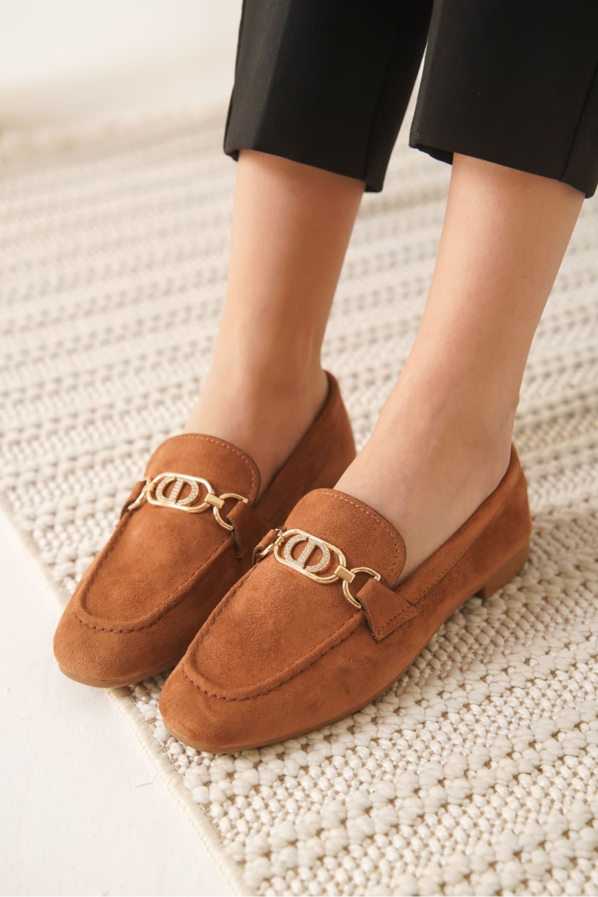 Hera Kadın Süet Taba Günlük Ayakkabı