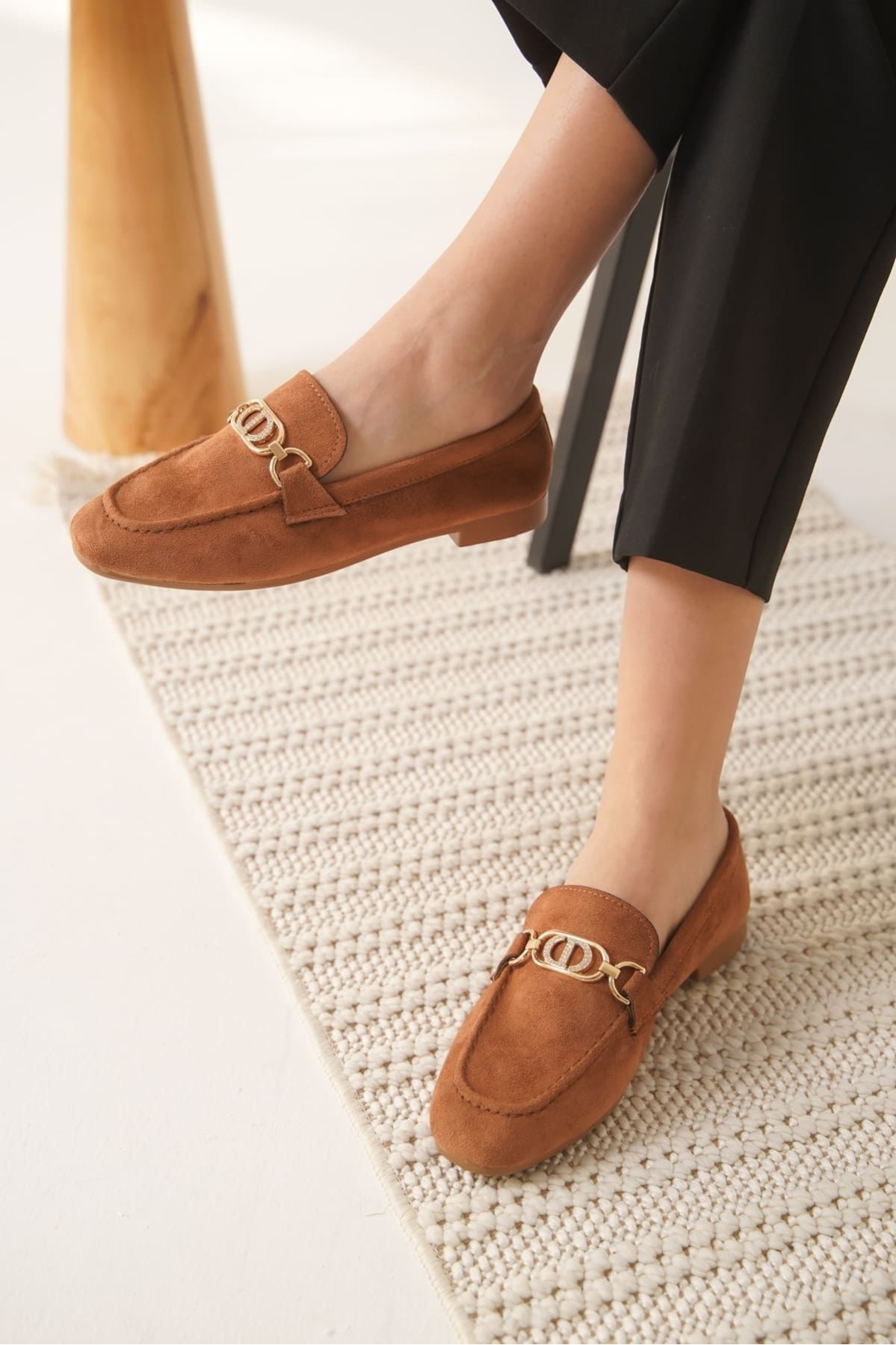 Hera Kadın Süet Taba Günlük Ayakkabı