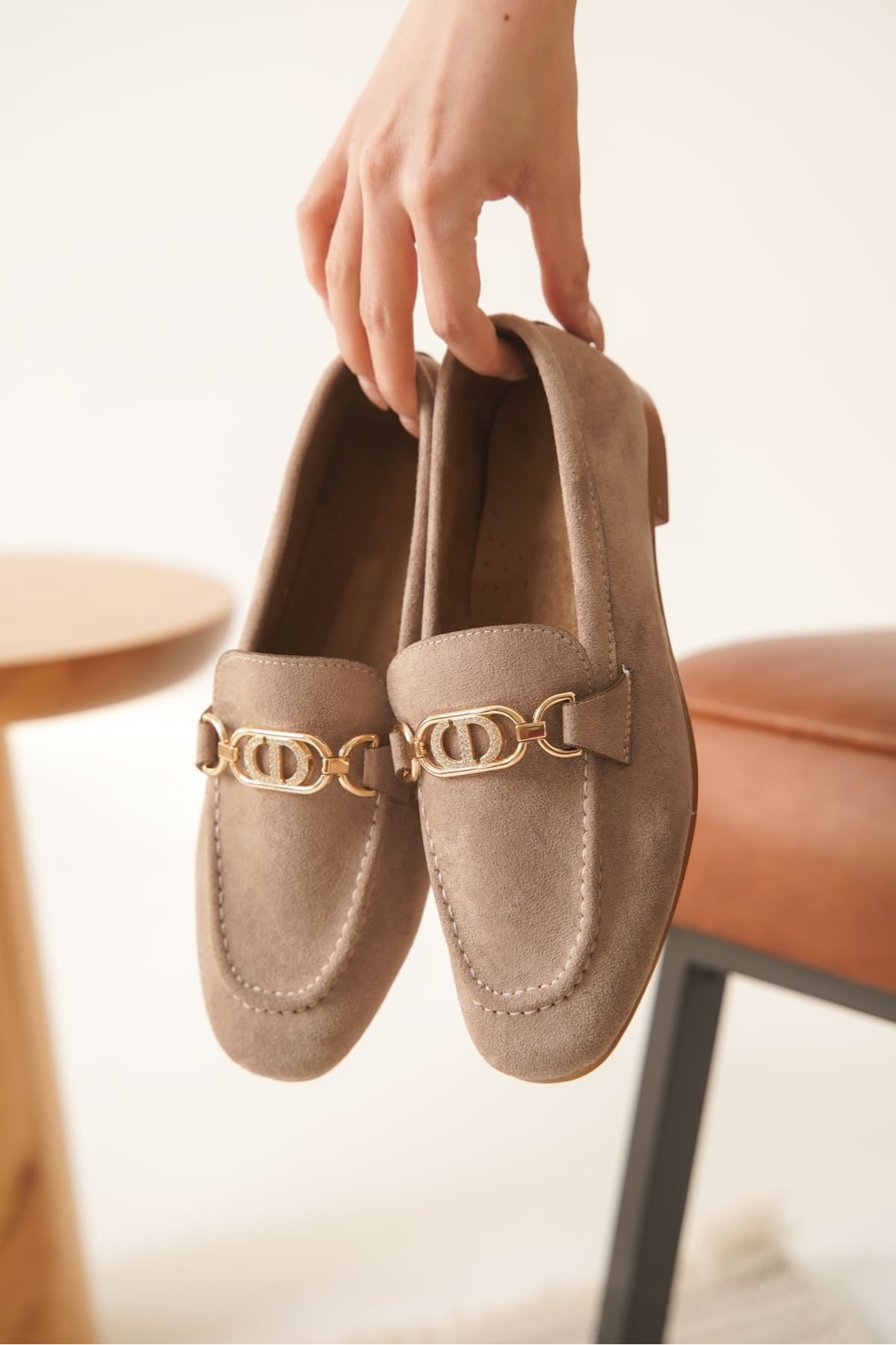 Hera Kadın Süet Vizon Günlük Ayakkabı