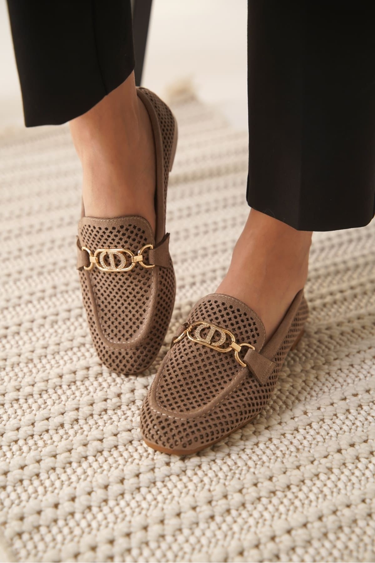 Sally Kadın Süet Vizon Günlük Ayakkabı