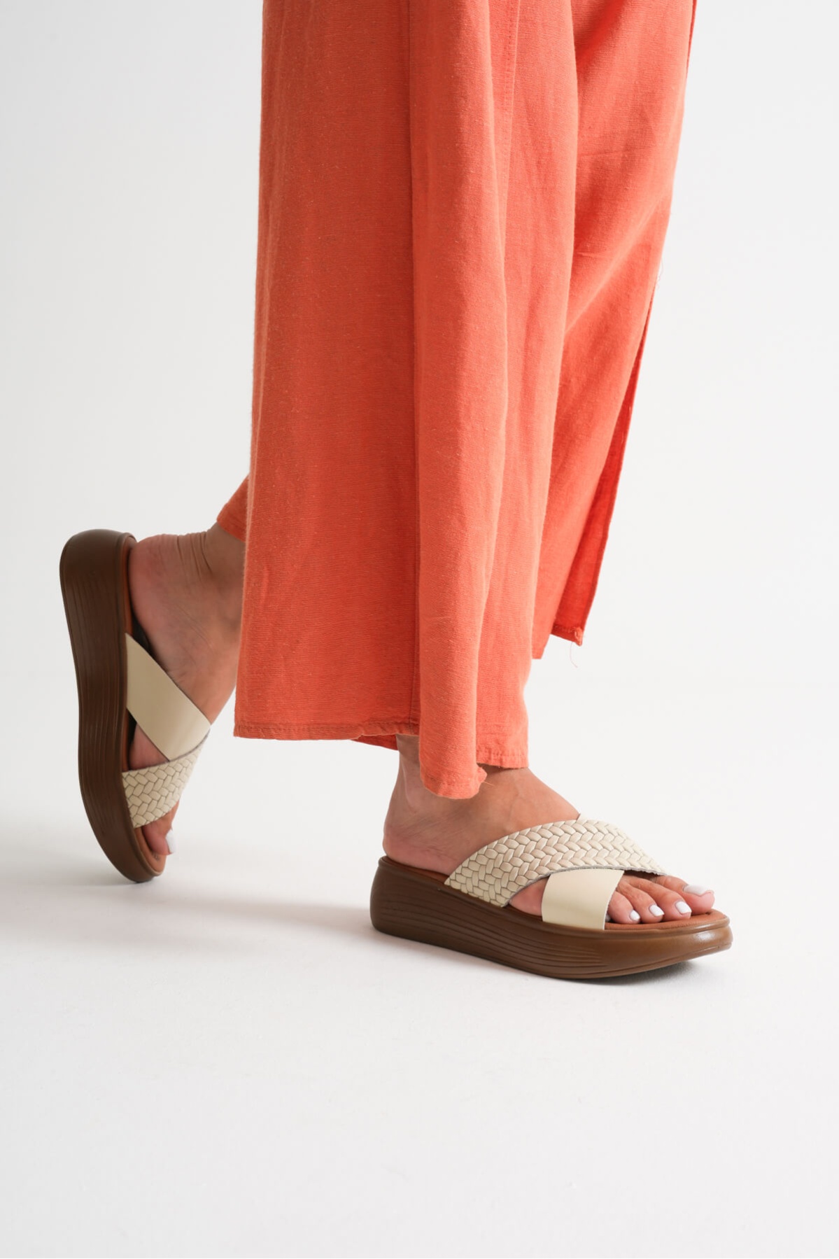 Fayn Bej Hakiki Deri Terlik