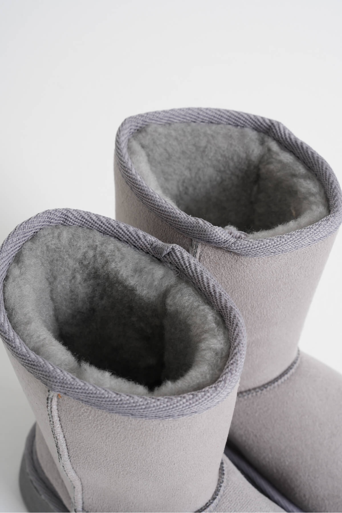 Anisa Kadın Gri Kışlık Kürklü Bot